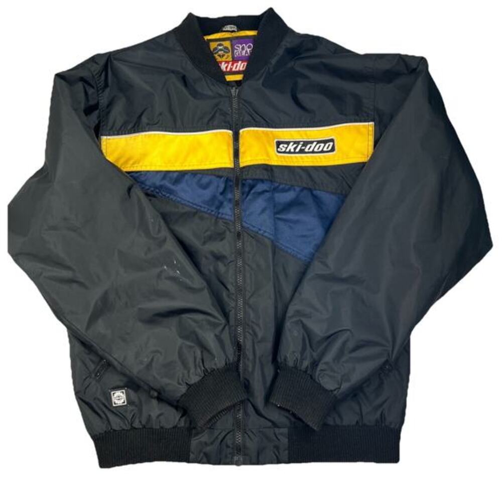Vintage Ski-Doo Lightweight Snowmobile Full Zip Jacket Retro Men’s Size Medium